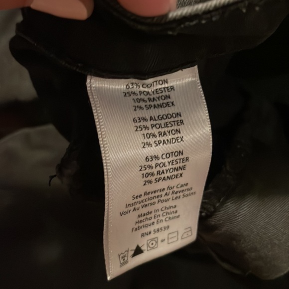 Black STS Blue jeans with zippers on the sides of the legs - Picture 5 of 5